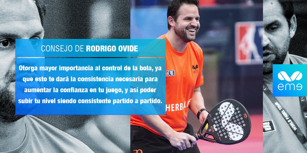emepadel's tweet photo. Nuevo #MasterConsejo de @rodri_ovide ¿Le dabáis la importancia que se merecía al control de la bola? https://t.co/2NbQlblIe8