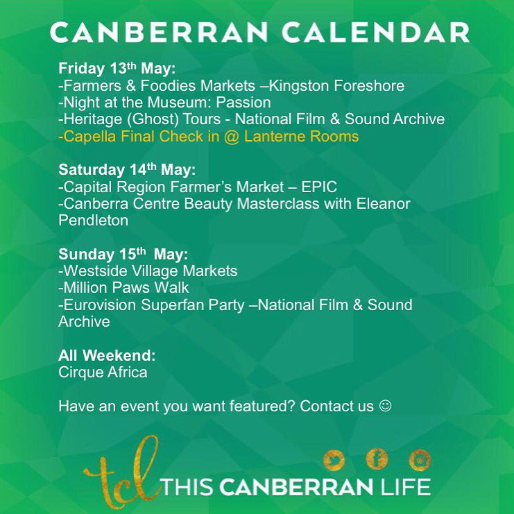 It's time to plan your weekend 😊