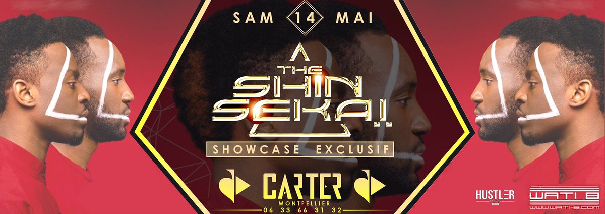 CarterClubMTP's tweet photo. @TheShinSekai x #CarterClub !!! C'est ce SAMEDI 🔥🔥🔥 https://t.co/itKyvG5GCZ