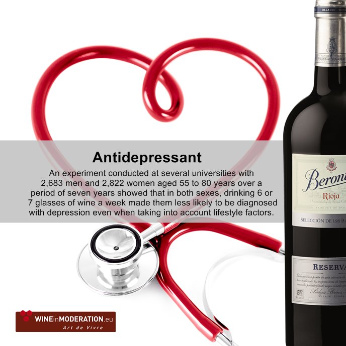 BeroniaWines's tweet photo. Wine in moderation, an antidepressant
#BenefitsOfWine https://t.co/X1SdrW0jx5