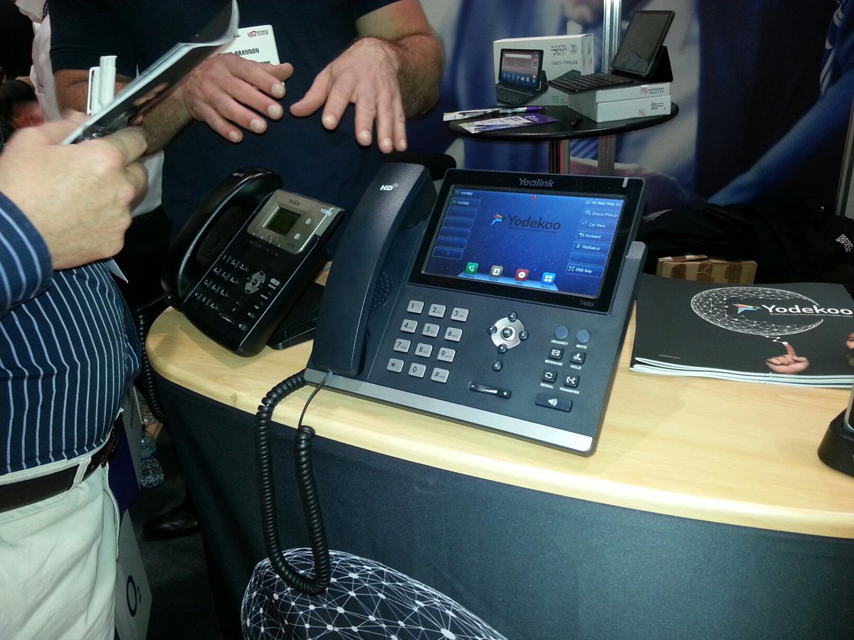 yodekoo's tweet image. #LIVE handsets on our stand with @GoMobileBus . Come and give them a try @TheBusinessShow #hostedtelephony #VoIP