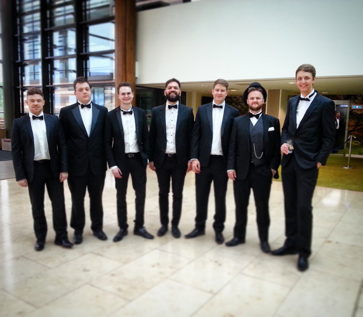 lauralhampton's tweet photo. RT @impressiontalk: Don't they scrub up well? Impression lads at the #NPBA2016 last night: https://t.co/kDm93UodWK