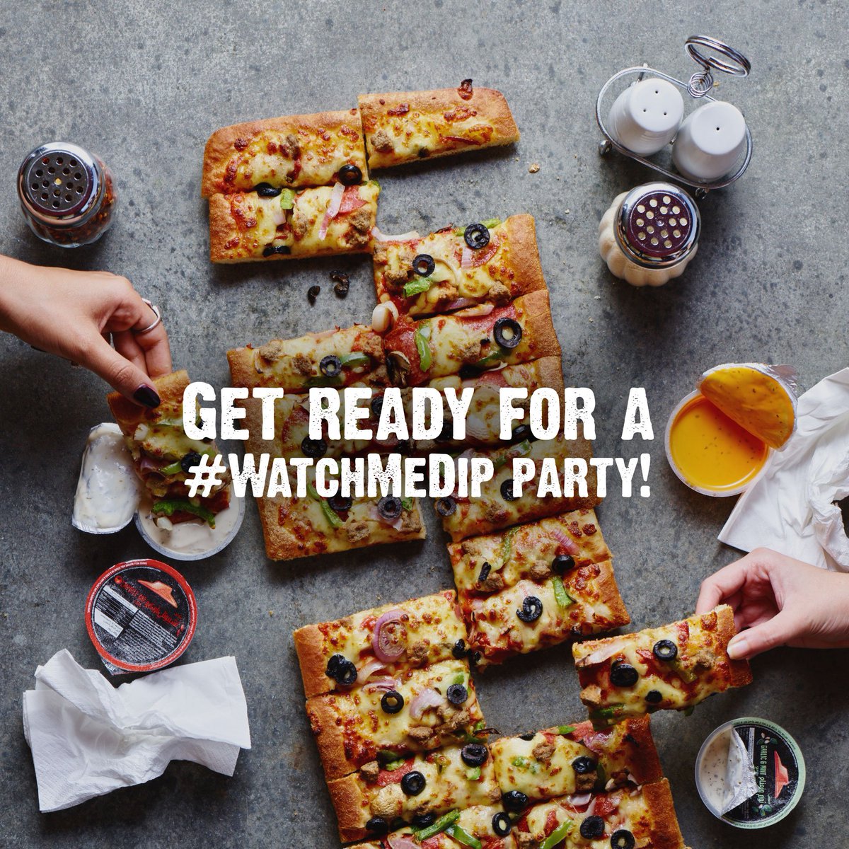PizzaHutME's tweet photo. Congratulations to our 15 #WatchMeDip winners! Here is our list of winners https://t.co/XVf0LTZqV8 https://t.co/Qxgn66XV8i