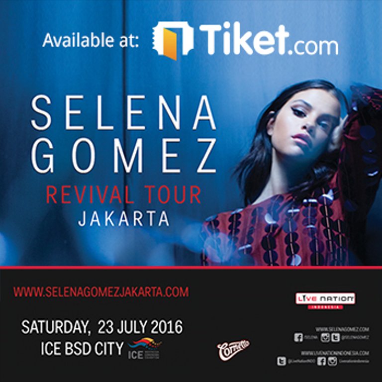 tiket's tweet photo. Jgn smp ketinggalan utk menyaksikan konser pertama Selena Gomez di Indonesia via https://t.co/llOUaEDS0A #TixEvent https://t.co/4wjOktnalD