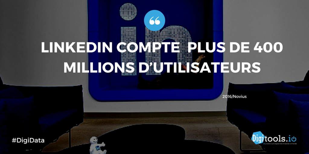 DigitoolsIO's tweet image. #DigiData Linkedin compte  plus de 400 millions d’utilisateurs #Réseauxsociaux