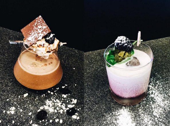 When #craft #beer meets cream liqueurs. #Cocktails by Zack Lee at @BrewDogHongKong #foodporn