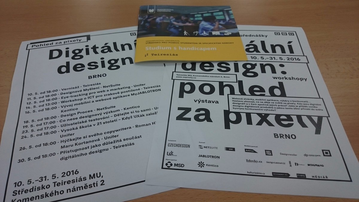 Nahlédněte až do konce května do světa #zapixely ve Středisku Teiresiás v Brně. poslepu.cz/nahlednete-v-b…