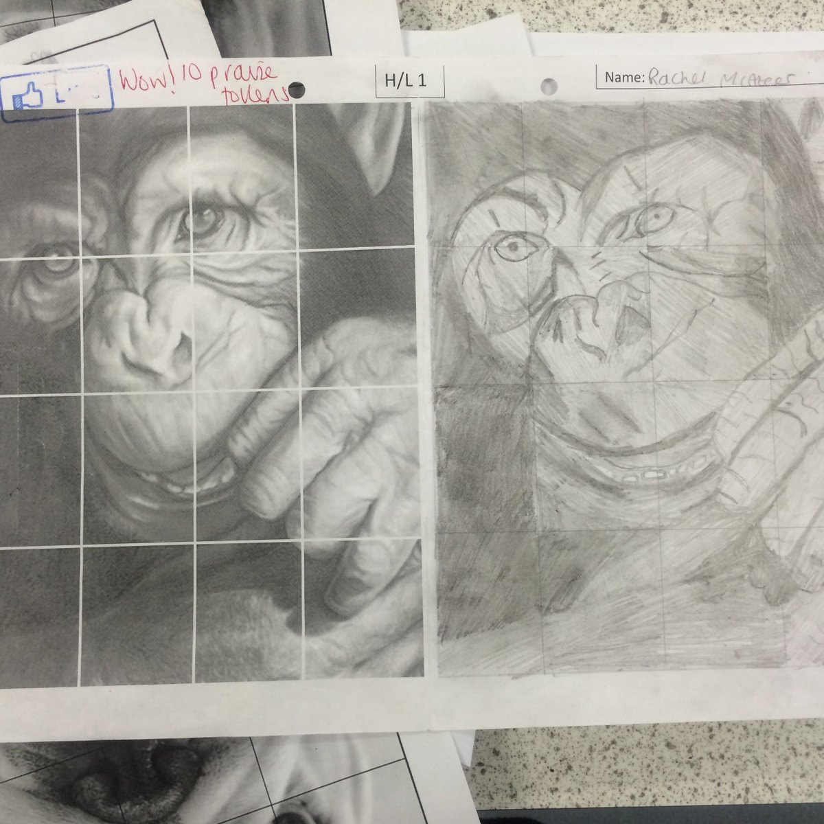 misscotsell's tweet photo. @SarumAcademy @artsatsarum Some amazing Key Stage 3 artwork recently! #creative #hardworkpaysoff https://t.co/wgGiGYf0QW