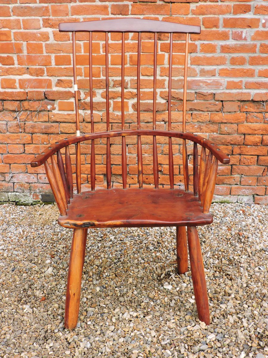 HoltAntiquesLtd's tweet photo. Late #18thC /Early #19thC #Primitive #Welsh #Antique #Yewwood #CombBack #Windsor #Armchair #forsale @HoltAntiquesLtd https://t.co/g88ZiezvEI