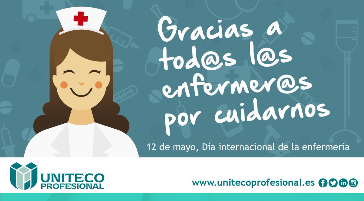 UnitecoPro's tweet photo. #FelizDiaDeEnfermeria #FelizDiaDeLaEnfermera @HagamosEnferme @defensorenferme @EnfrmraSaturada @CTOEnfermeriaES https://t.co/G005fn8Wwd