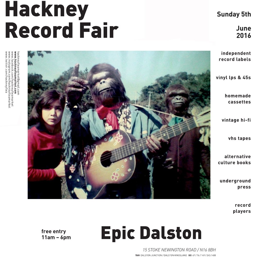 #hackney #recordfair 5th June bit.ly/1SKYTwe <a href="/CigaretteSounds/">Cigarette Records</a> <a href="/vinylminersdig/">Vinyl Miners</a> <a href="/VinylDistrict/">The Vinyl District</a> <a href="/tramdepotcafe/">Old Tram Depot Cafe</a>