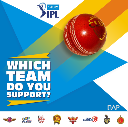 DAP_Ad_Agency's tweet photo. Whom are you supporting this IPL season?
#IPL2016 #IndianPremierLeague #Team #DapAdAgency https://t.co/irWpt3t3ul