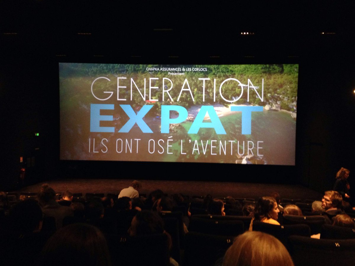 ARlemag's tweet photo. C'était hier soir à la projection de Génération Expat de @LaurentLingelse au cinéma @Etoile_Lilas #GenerationExpat https://t.co/uW18pqhp36