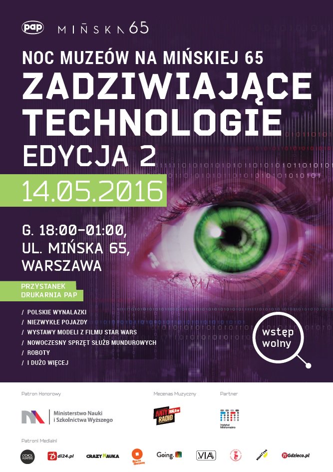 Drony, drukarki 3D i inne nowinki technologiczne - zbliża się kolejna edycja Nocy Muzeów. goo.gl/qHY4DP