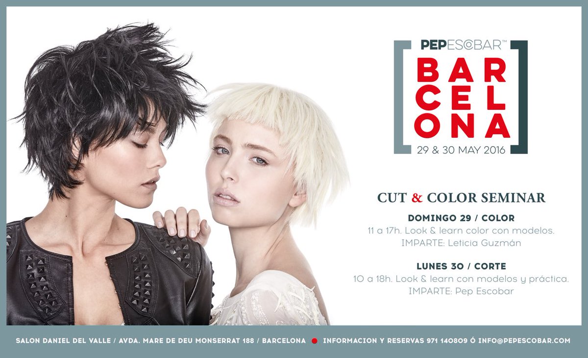 Llevamos nuestra colección hasta Barcelona. Pep y Leticia os esperan. Reserva tu plaza info@pepescobar.com