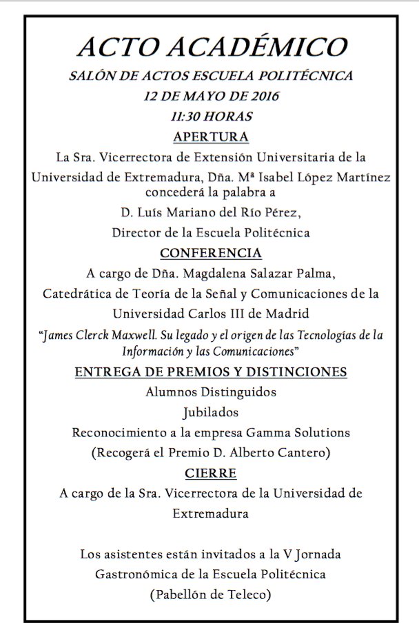 pablogarguez's tweet image. Díptico de #ActoAcademico de la @EPCC_Unex #semanaEPCC16 unex.es/conoce-la-uex/… @GammaSolutions @TC2UEX @infouex