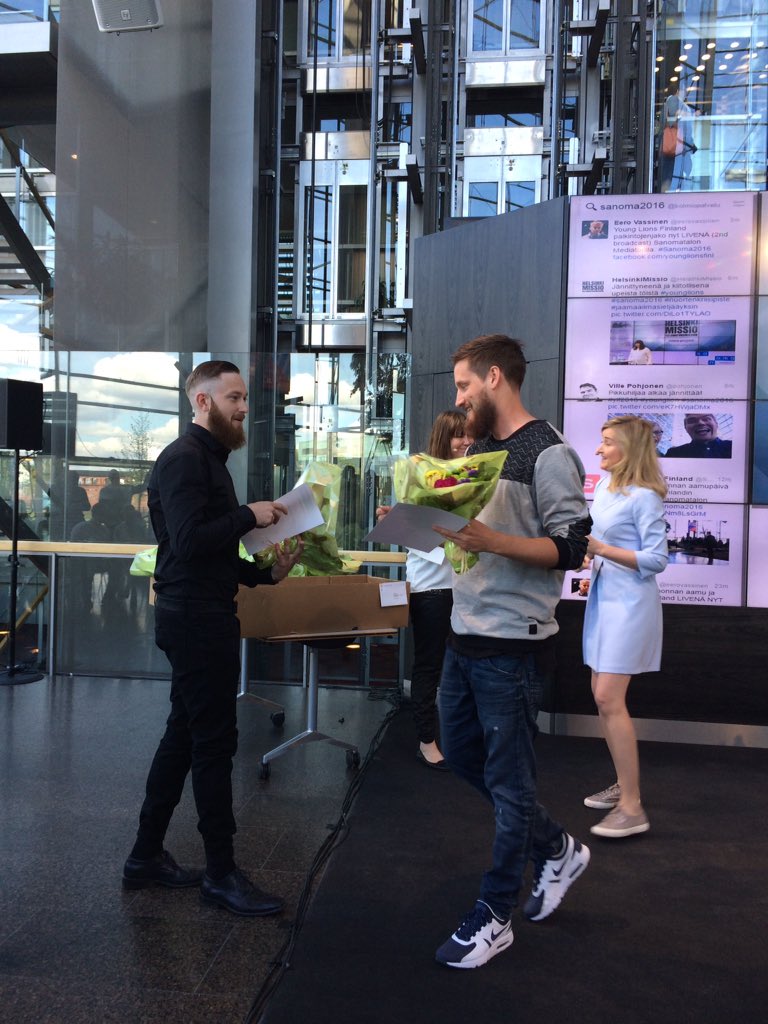 Onnea Young Lions voittajat Joonas ja Sebu!