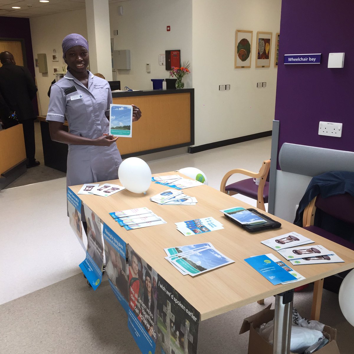 First placement student with enthusiastic and caring nature #DyingMatters @YassinSarr1 <a href="/OxleasNHS/">Oxleas NHS</a> keep it up