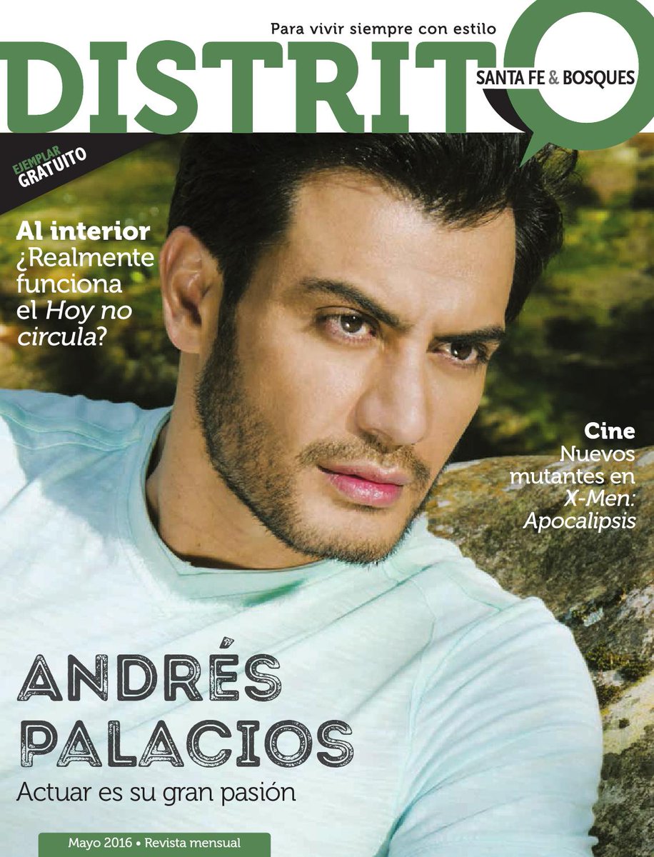 Eslapa's tweet photo. https://t.co/kmi5Q90Ica @andrespalacios1 En la #RevistaDistrito ¡¡Guapisimo!!