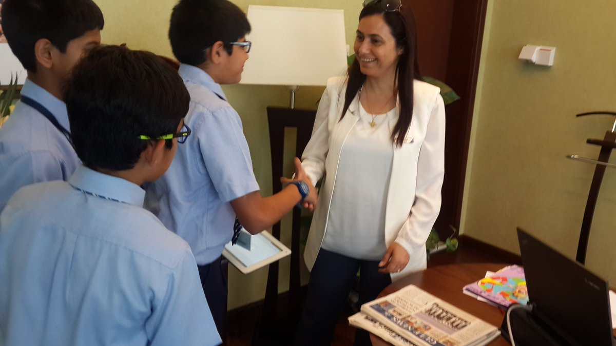 JAbrahamDXB's tweet photo. @dxbmodern Principal approves the anti pollution mission proposed by these 7th graders https://t.co/EXaAsEcYwC