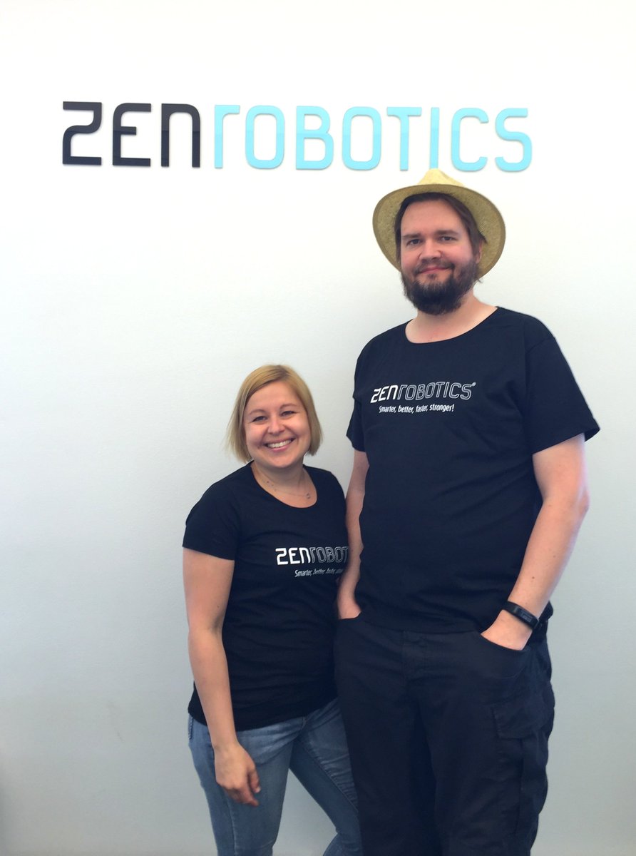 zenrobotics's tweet image. We LOVE our new #zenrobotics t-shirts by @PureWasteltd They&apos;re made from 100% recycled textile material!
