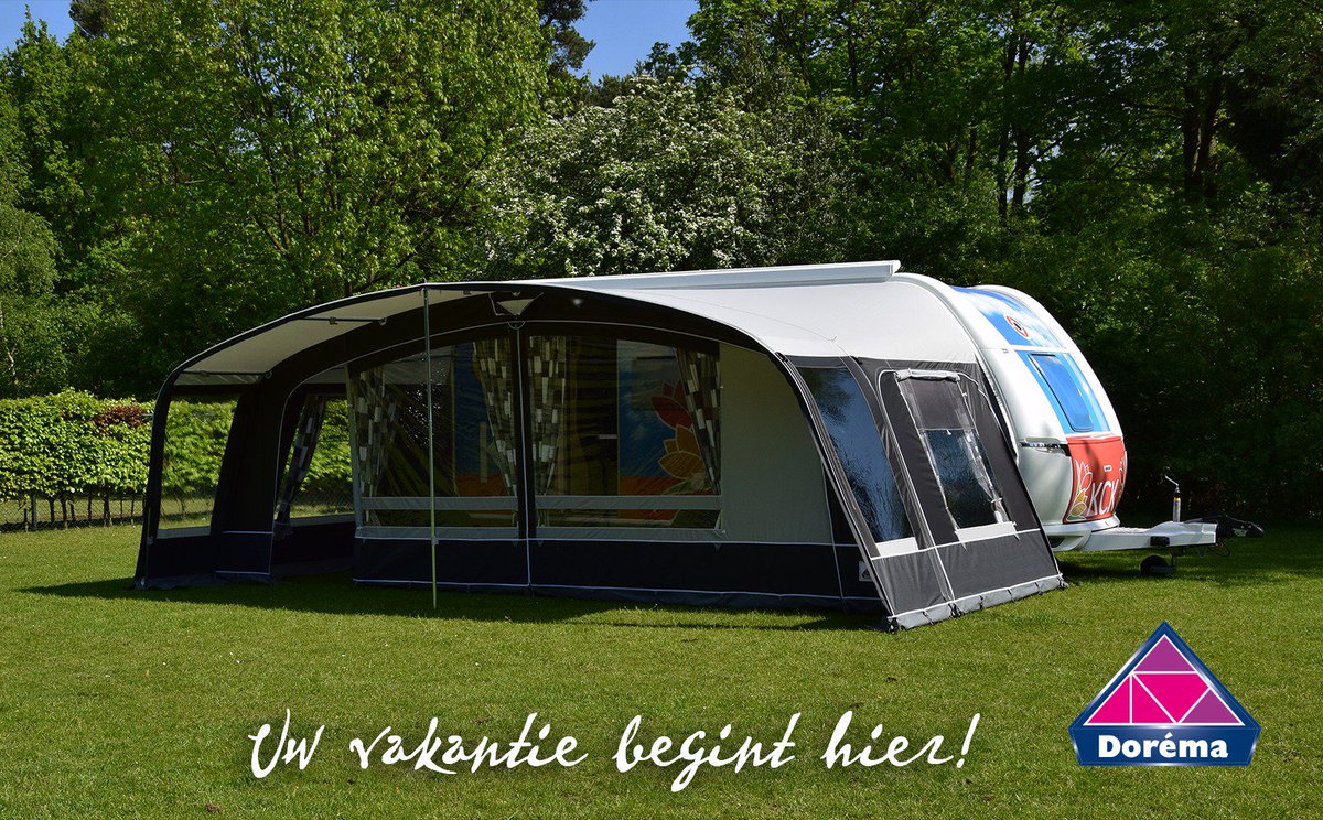 Gisteren een test van de KCK/@ANWBkamperen gehad. We hadden het erg getroffen met het weer. #voortent #kamperen