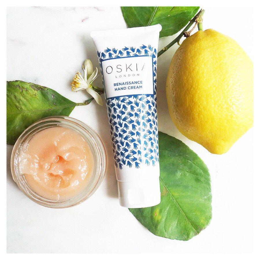 OSKIA's tweet photo. Find organic AHAs derived from lemon in our Renaissance Mask &amp; Renaissance Hand Cream for brighter, smoother skin! https://t.co/o3wX2oLlQl