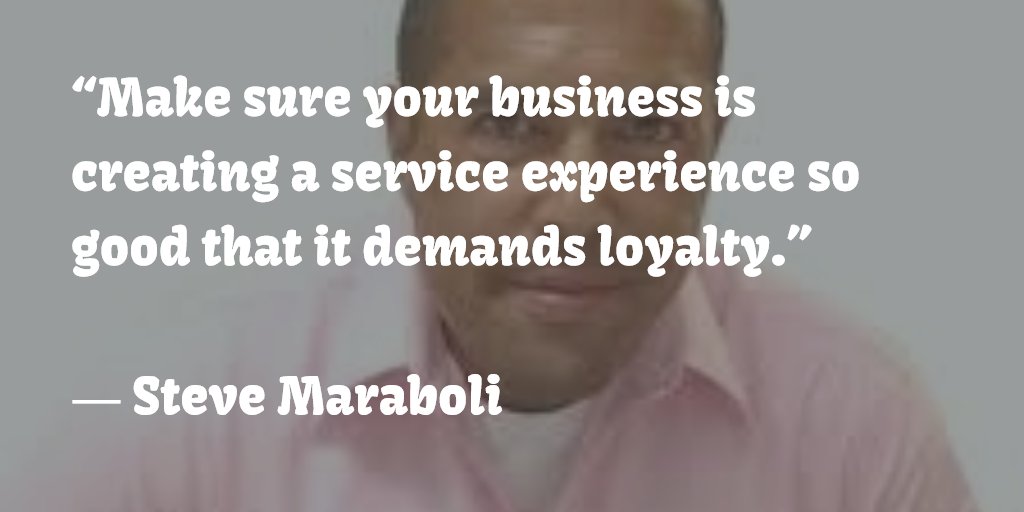 spconsultingKH's tweet photo. “Make sure your business is creating a service experience so good that it demands loyalty.”

― Steve Maraboli https://t.co/4XefFFpg60