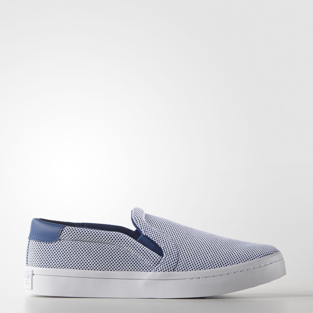 adidas court vantage aero blue linen