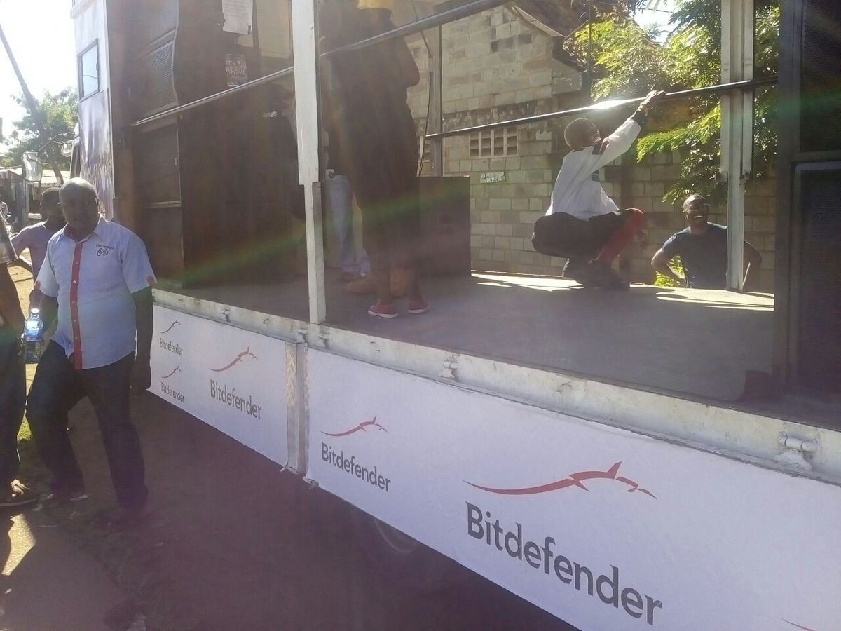 BitdefenderKE's tweet photo. Truck set. #ChurchillShowKisumuEdition #Dalaedition #Dataedition https://t.co/pPgGC7fe7Y