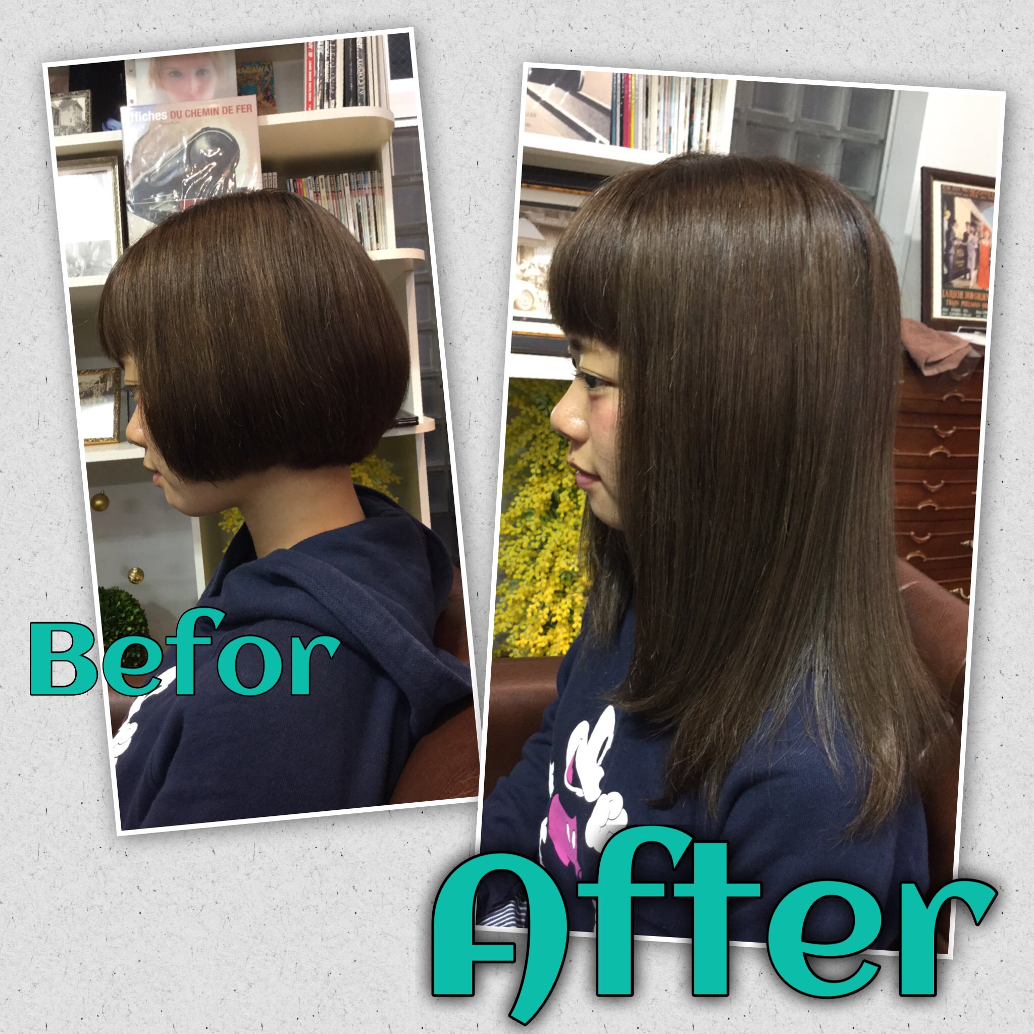 Mayu My Work ショートボブからエクステを自然に馴染ませる方法 ショートボブ エクステ 横浜 Vibe Mayu T Co E96qrvfh4u Twitter