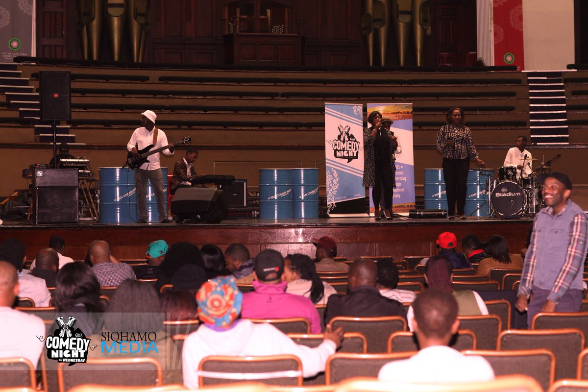 siqhamomedia's tweet photo. Thank you to all who support us at Cpt City Hall #KasiComedy  #TheNextLevek 2016 #Mofaya #Thixo @djsbu @martindavis https://t.co/QNmmxA6j61