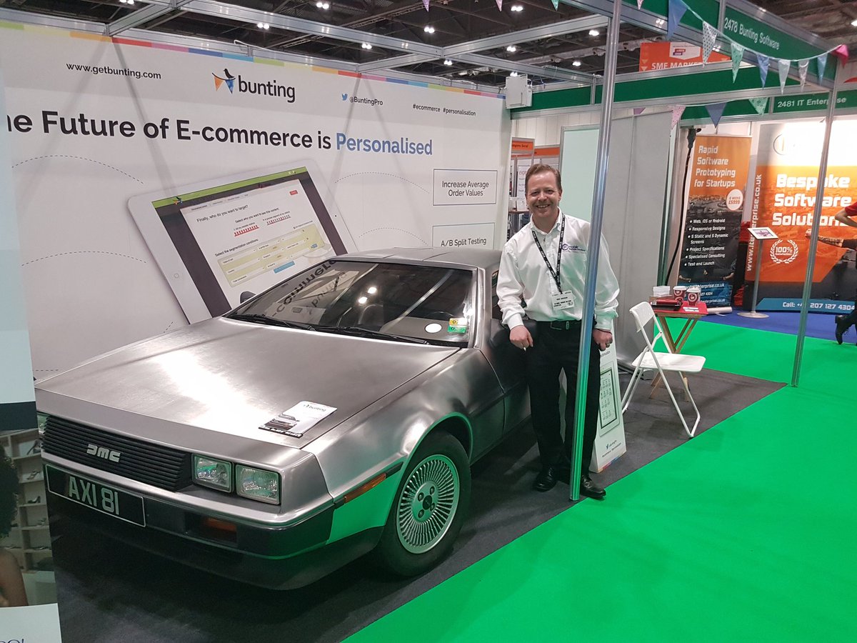 mikeorchard72's tweet image. Heading Back to the Future @BusinessExhibit @GoMobileBus @BuntingPro #BTTF #Delorean