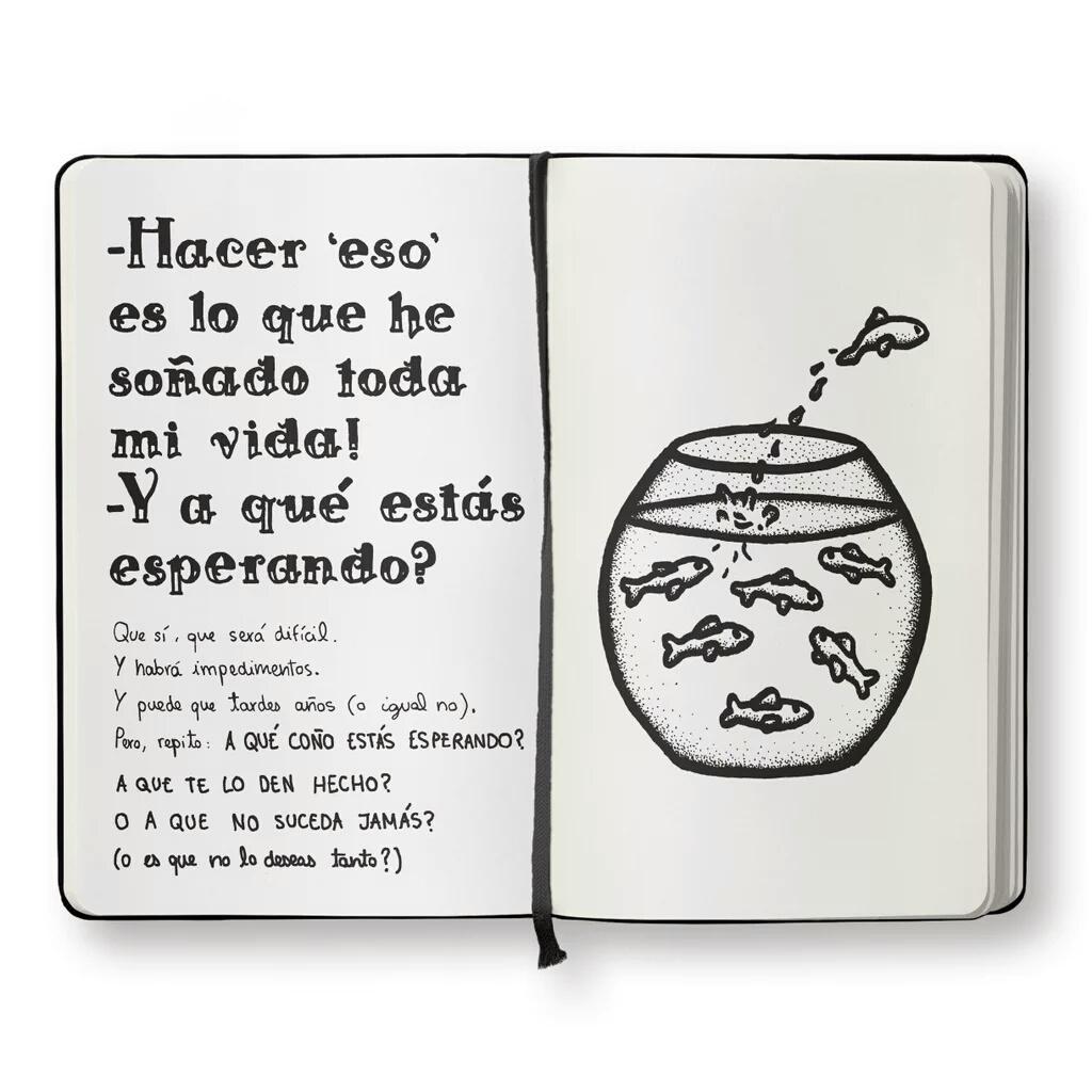 mtbsvq's tweet image. Una pequeña lección de vida sobre tus deseos que retrata @valentisanjuan en esta frase de su libro #VivirEsLaPolla