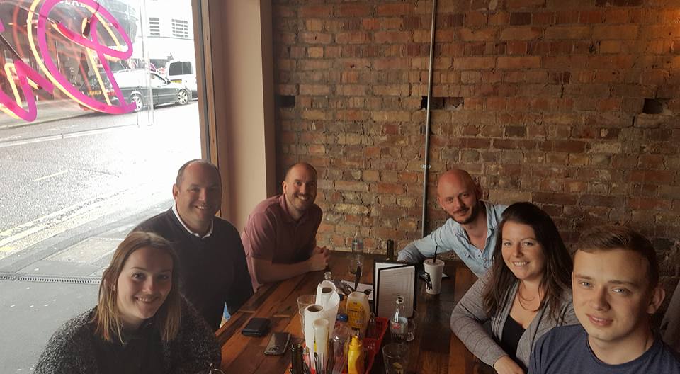 HelloBraveUK's tweet image. We ate far too much at 7Bone on Tuesday celebrating Dans birthday! Safe to say the #BRAVE team like burgers.