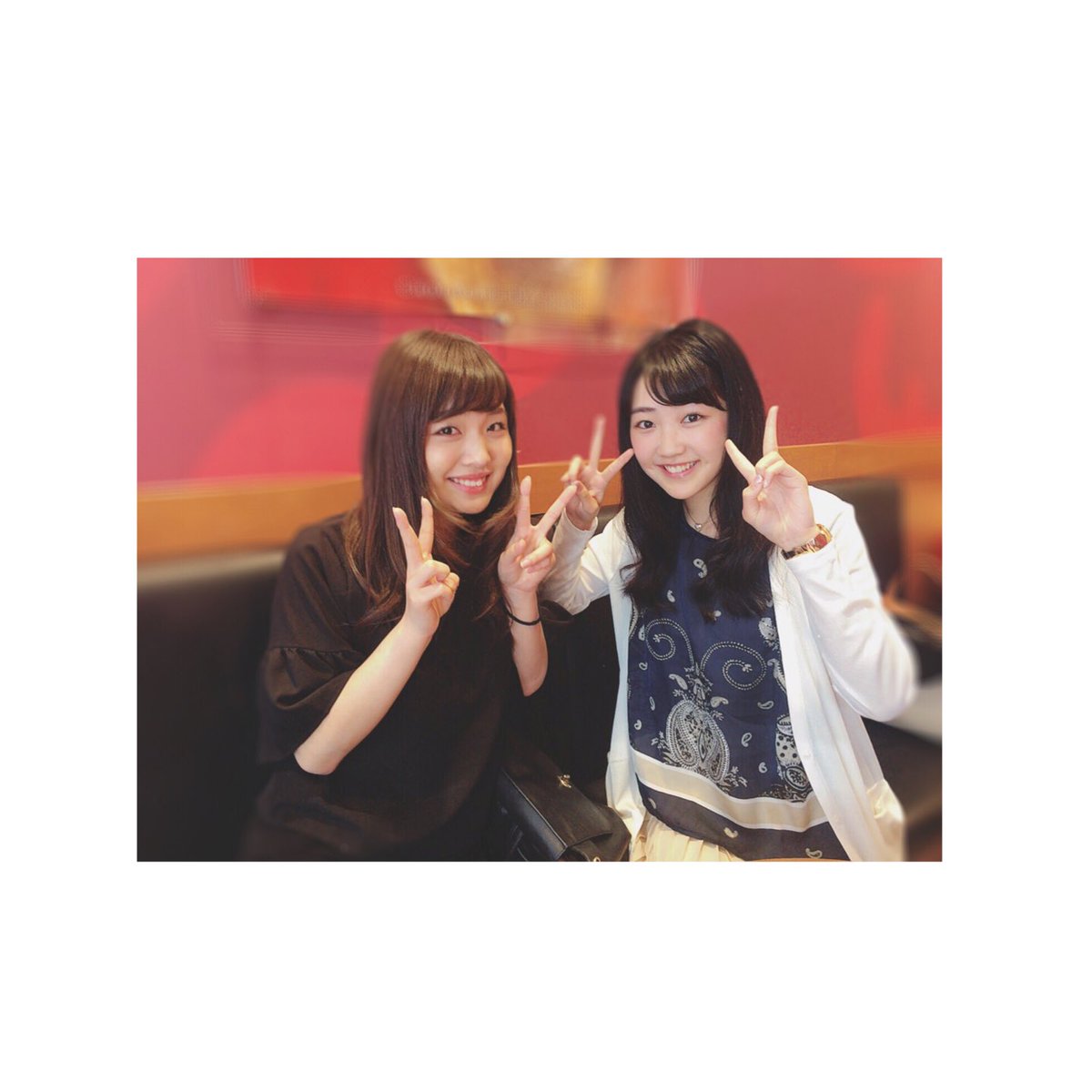 ロケ〜ももたんももたん🍑💕
甘いものいっぱい食べたな〜今日！
明日も頑張ろう〜👍🏻❤️ https://t.co/LNxpYWNiq6