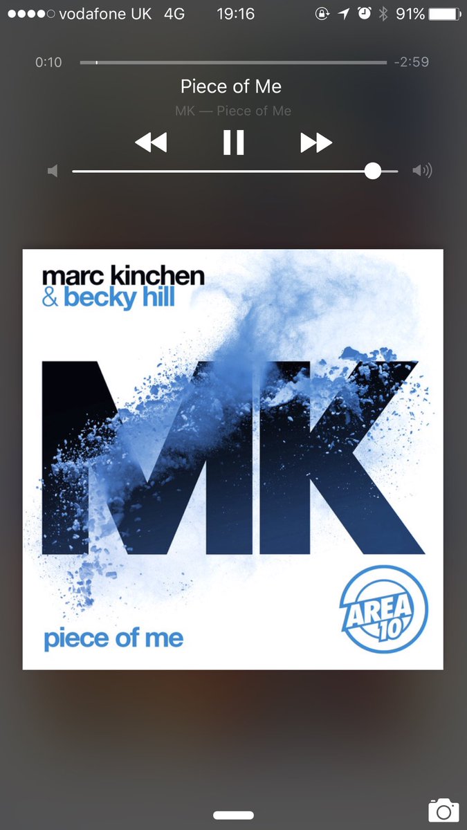 Looooove this one, summer banger! ✌🏽️ <a href="/MarcKinchen/">MK (Marc Kinchen)</a> <a href="/BeckyHill/">Becky Hill</a> #PieceOfMe #tune 🎧