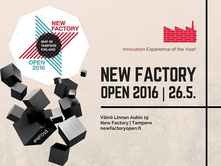 Dear all! There are still some tickets left for New Factory Open 2016. Hurry to register, … ift.tt/24R4i0z