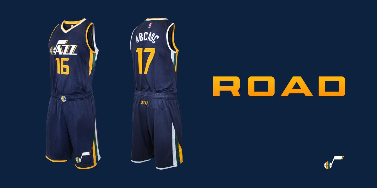 utah jazz road jersey
