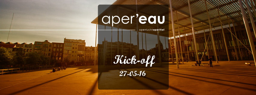YESSS!  Vrijdag 27 mei is het aper'eau summer kick-off 2016!! Location to be: Theaterplein Antwerpen! #countdown
