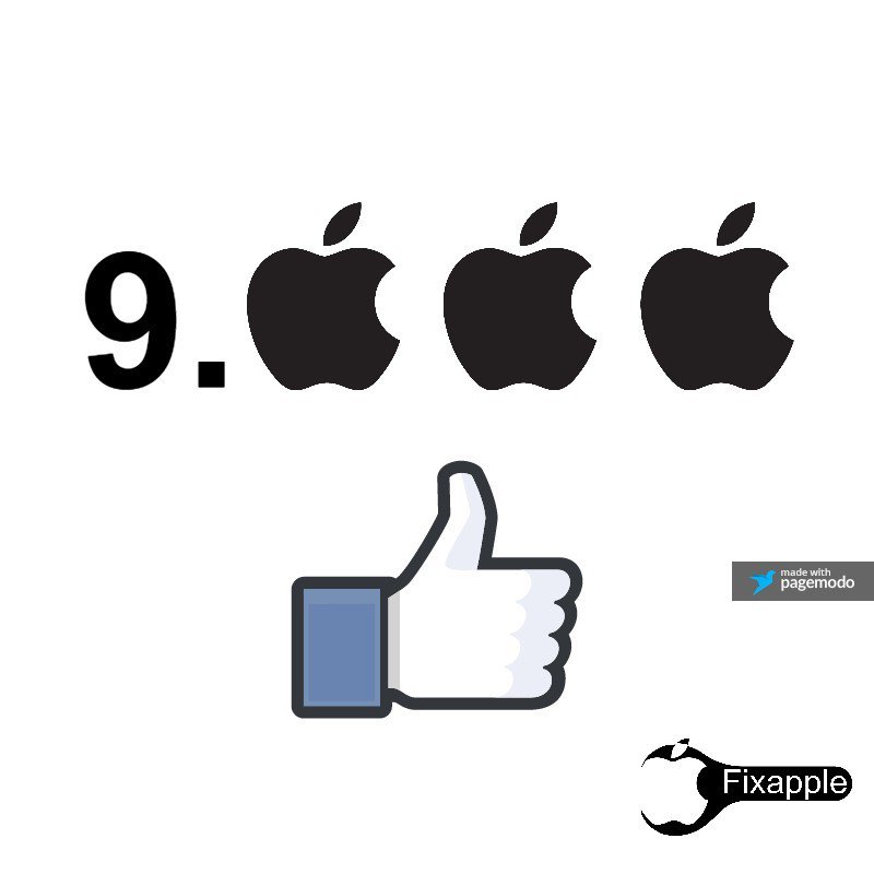 FixAppleArg's tweet image. 9.000 Seguidores en Facebook. Muchas Gracias!!.