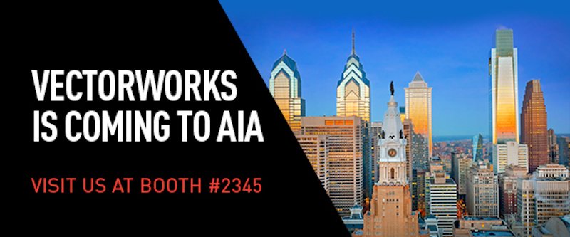 Vectorworks's tweet image. #AIACon16 is around the corner! Stop by booth 2345 next week for giveaways and a #Vectorworks2016 demo.