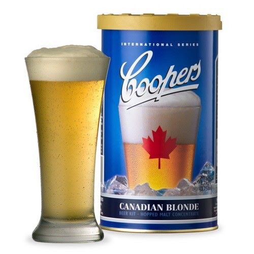 We have Beer! Coopers Canadian Blonde Clean, pale malt flavours, light bodied palate with malt aromas, hint of hops