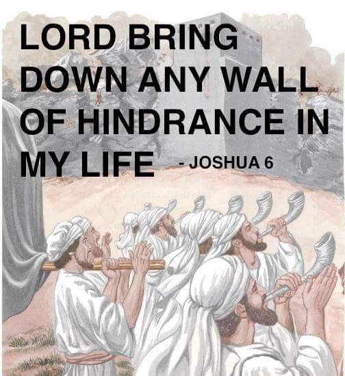 StrictlyChrist's tweet photo. Let the walls come down! The LORD is mighty in battle #LetChristin #Pray #POtHS #ReadyourBible https://t.co/XJwFGxueRx