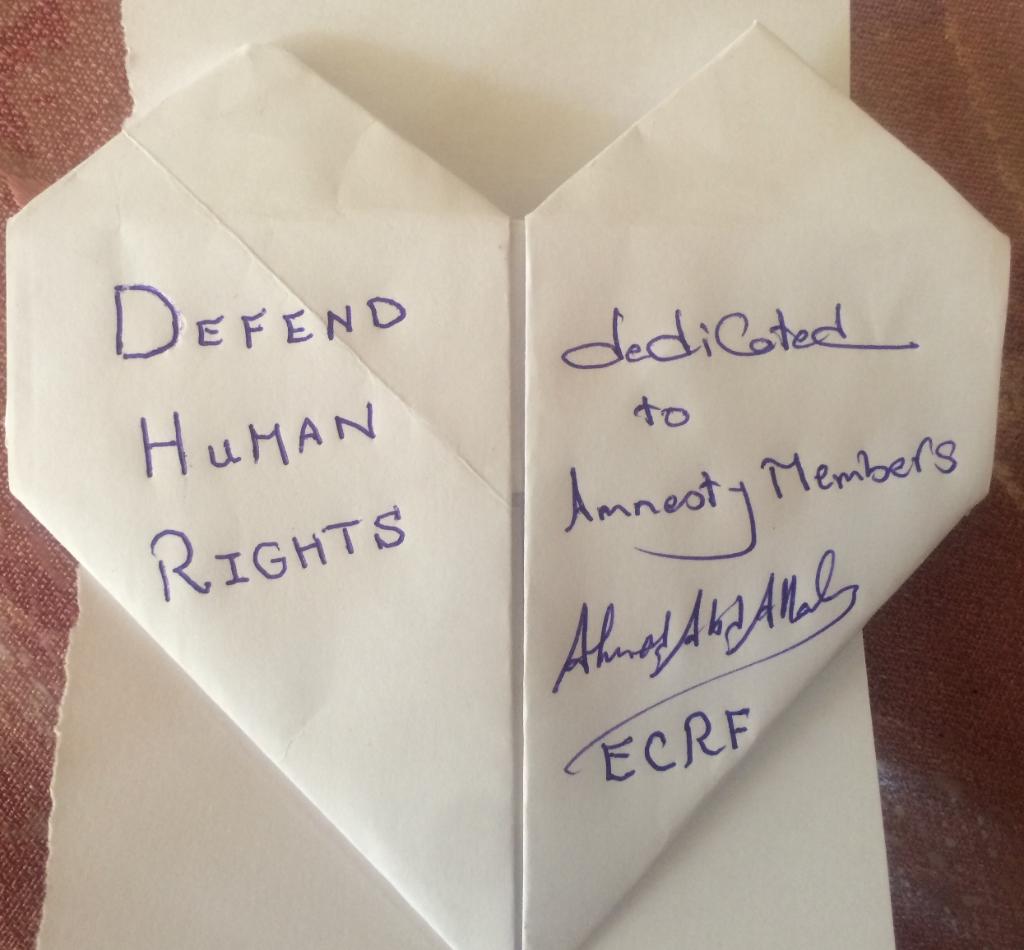 Ahmed is a prisoner of conscience jailed for defending human rights. Demand <a href="/MfaEgypt/">Egypt MFA Spokesperson</a> &amp; <a href="/AlsisiOfficial/">Abdelfattah Elsisi</a> free him NOW