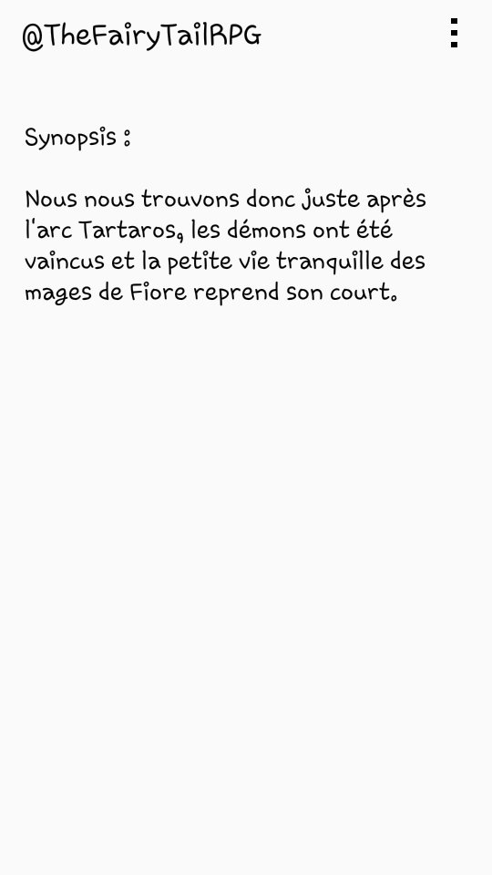 TheFairyTailRPG's tweet image. Voici les règles de ce RPG Fairy Tail !

12/05/2016.