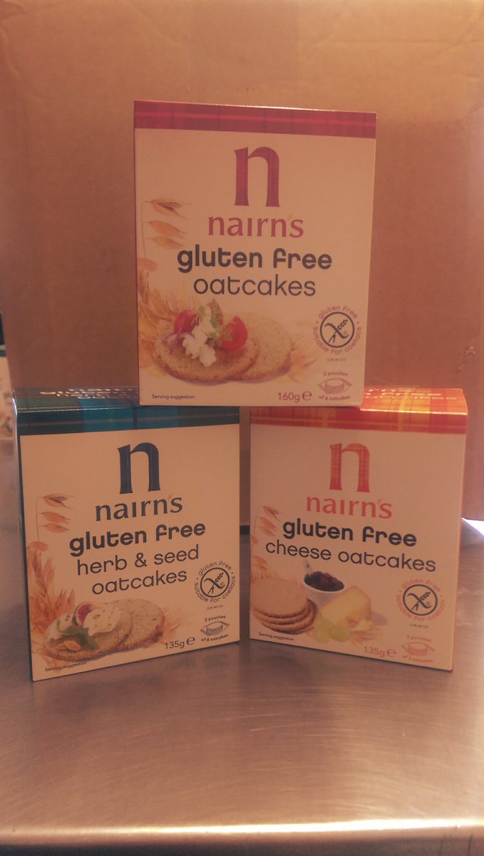 CheeseLarder's tweet photo. We Are now Stocking Gluten Free Oatcakes in 3 Flavours #glutenfree #hotels #cheese #biscuits #chefs #lakes #cumbria https://t.co/WnFsjnGsWQ