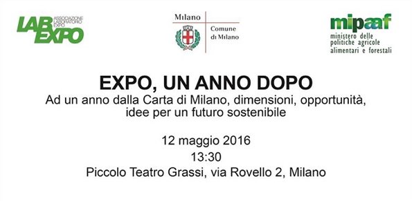 SocialMasaf's tweet photo. Expo,un anno dopo:oggi al Piccolo Teatro di Milano evento su eredità dei contenuti.Da @CartadiMilano a polo #ricerca https://t.co/3zRfpPLF1E