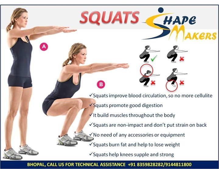ShapeMakersInd's tweet photo. #Squates #Squate #ShapeMakersIndia #Bhopal #FitnessTips https://t.co/hrTUKxaOlQ