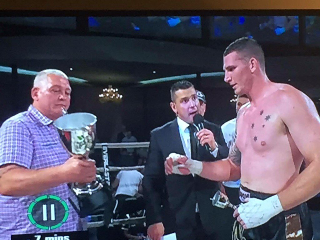 MatthewPillios's tweet photo. Thanks to @BigTimeBoxingAU &amp; @FOXSportsAUS for having me host the fights in Melbourne #Voice #BTB #FoxSports https://t.co/xfah59fvHU